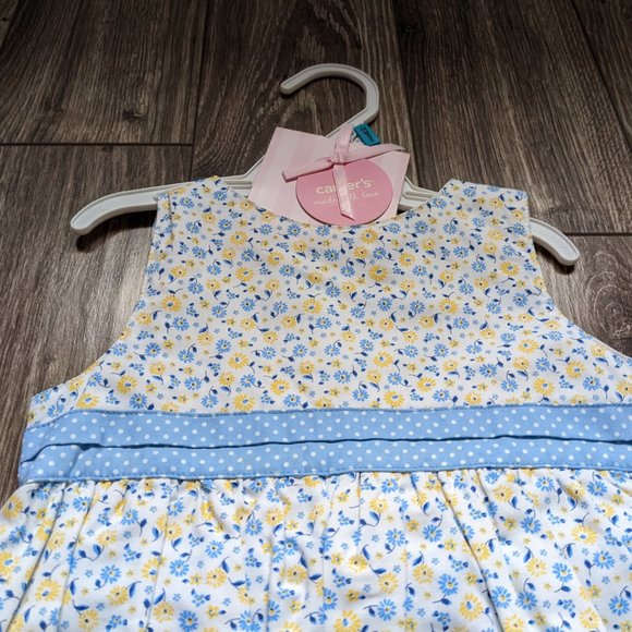NWT Baby Girl (24M) - CARTER'S Ditzy Floral Dress Set - Picture 2 of 6